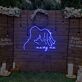 LED Neon Schild Heiratsantrag Paar Silhouette Marry Me Romantische Lichtdekoration