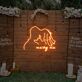LED Neon Schild Heiratsantrag Paar Silhouette Marry Me Romantische Lichtdekoration
