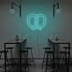 Brezel LED-Neonschild für Café Bar