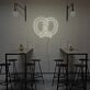 Brezel LED-Neonschild für Café Bar