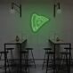 Pizzastück LED-Neonschild für Restaurant Café