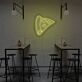 Pizzastück LED-Neonschild für Restaurant Café