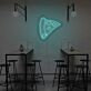 Pizzastück LED-Neonschild für Restaurant Café