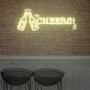 CHEERS! LED-Neonschild für Bar und Wohnzimmer