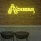 CHEERS! LED-Neonschild für Bar und Wohnzimmer