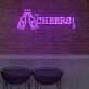 CHEERS! LED-Neonschild für Bar und Wohnzimmer
