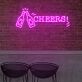 CHEERS! LED-Neonschild für Bar und Wohnzimmer