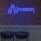 CHEERS! LED-Neonschild für Bar und Wohnzimmer