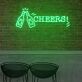 CHEERS! LED-Neonschild für Bar und Wohnzimmer