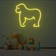 Gorilla LED-Neonschild für Kinderzimmer und Wohnzimmer