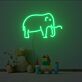 Elefant LED-Neonschild für Kinderzimmer Wohnzimmer