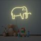 Elefant LED-Neonschild für Kinderzimmer Wohnzimmer
