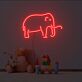Elefant LED-Neonschild für Kinderzimmer Wohnzimmer