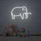 Elefant LED-Neonschild für Kinderzimmer Wohnzimmer