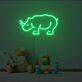 Nashorn LED-Neonschild für Kinderzimmer Wohnzimmer
