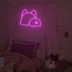 schlafende Katze und Schnecke LED-Neonschild Schlafzimmer Wohnzimmer