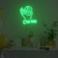 Keks in Hand LED Neonschild für Cafe und Küche