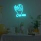 Keks in Hand LED Neonschild für Cafe und Küche