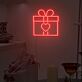 Geschenk mit Herzsymbol LED-Neonschild für Wohnzimmer Party