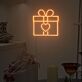 Geschenk mit Herzsymbol LED-Neonschild für Wohnzimmer Party