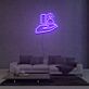 Hand mit Verlobungsring LED-Neonschild für Wohnzimmer und Hochzeitslocation