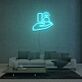 Hand mit Verlobungsring LED-Neonschild für Wohnzimmer und Hochzeitslocation