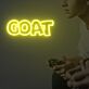 GOAT LED-Neonschild für Gamingzimmer