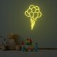 Ballonstrauß LED-Neonschild für Kinderzimmer und Party