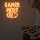 GAMER MODE ON LED-Neonschild für Gaming Zimmer