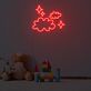Wolken und Sterne LED-Neonschild für Kinderzimmer