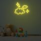 Wolken und Sterne LED-Neonschild für Kinderzimmer
