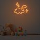 Wolken und Sterne LED-Neonschild für Kinderzimmer