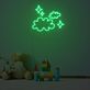 Wolken und Sterne LED-Neonschild für Kinderzimmer