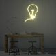 Glühbirne LED-Neonschild für Home Office und Arbeitszimmer