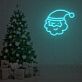 Weihnachtsmannkopf LED-Neonschild für Wohnzimmer und Weihnachtsdekoration