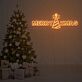 MERRY XMAS LED-Neonschild für Weihnachten Wohnzimmer