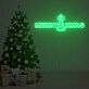 MERRY XMAS LED-Neonschild für Weihnachten Wohnzimmer
