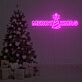 MERRY XMAS LED-Neonschild für Weihnachten Wohnzimmer