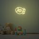 Rakete LED-Neonschild für Kinderzimmer