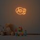 Rakete LED-Neonschild für Kinderzimmer