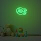 Rakete LED-Neonschild für Kinderzimmer