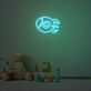 Rakete LED-Neonschild für Kinderzimmer