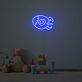 Rakete LED-Neonschild für Kinderzimmer