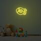 Rakete LED-Neonschild für Kinderzimmer