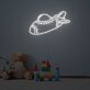 Raumschiff LED-Neonschild für Kinderzimmer