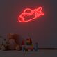 Raumschiff LED-Neonschild für Kinderzimmer
