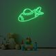 Raumschiff LED-Neonschild für Kinderzimmer