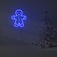 Lebkuchenmann LED-Neonschild für Weihnachten Wohnzimmer