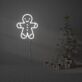 Lebkuchenmann LED-Neonschild für Weihnachten Wohnzimmer