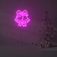Weihnachtsglocken mit Schleife LED-Neonschild Wohnzimmer Weihnachtsdekoration